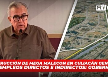 Construcción de Megamalecon en Culiacán generará 5 mil empleos directos e indirectos: Gobernador
