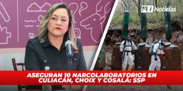 Aseguran 10 narcolaboratorios en Culiacán, Choix y Cosalá: SSP