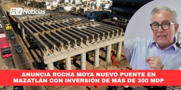 Anuncia Rocha Moya nuevo puente en Mazatlán con una inversión de más de 300 mdp