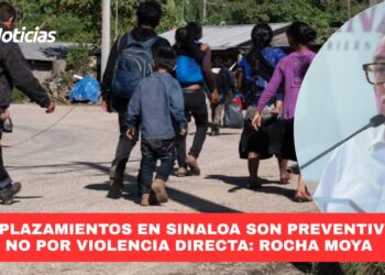 Desplazamientos en Sinaloa son preventivos, no por violencia directa: Rocha Moya