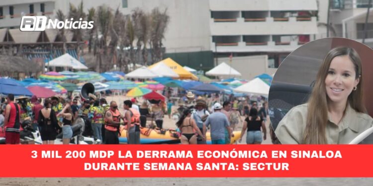 3 mil 200 mdp la derrama económica en Sinaloa durante Semana Santa: SECTUR