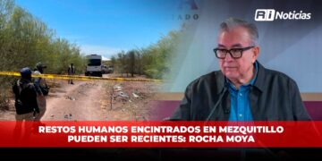 Restos humanos encontrados en Mezquitillo pueden ser recientes: Rocha Moya