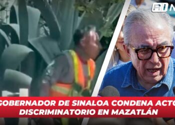 Gobernador de Sinaloa condena acto discriminatorio en Mazatlán