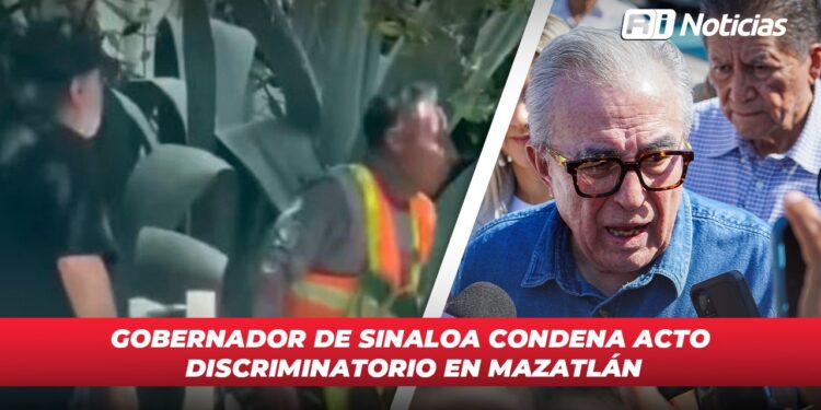 Gobernador de Sinaloa condena acto discriminatorio en Mazatlán