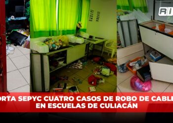 Reporta SEPyC cuatro casos de robo de cableado en escuelas de Culiacán