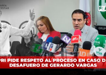PRI pide respeto al proceso en caso de desafuero de Gerardo Vargas