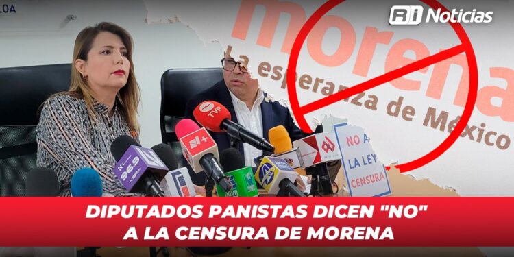 Diputados panistas dicen “No” a la censura de Morena