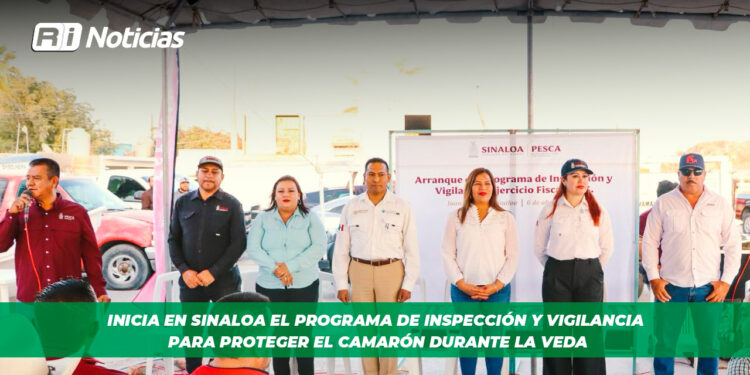 Inicia en Sinaloa el programa de inspección y vigilancia para proteger el camarón durante la veda