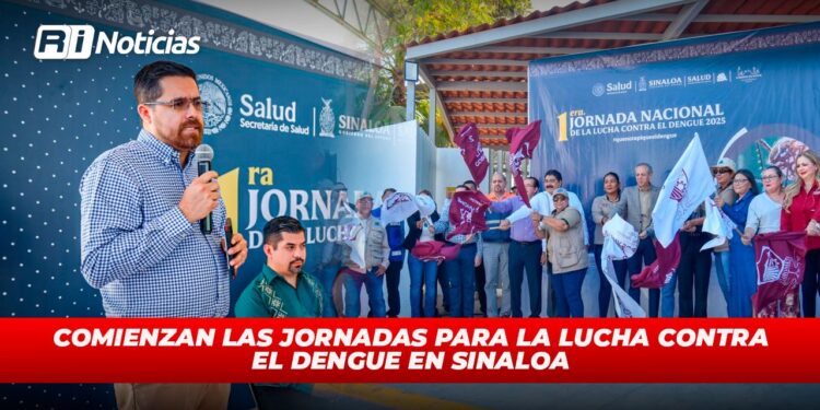 Comienzan las jornadas para la lucha contra el dengue en Sinaloa