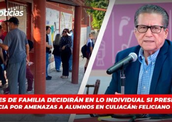 Padres de familia decidirán en lo individual si presentan denuncia por amenazas a alumnos en Culiacán: Feliciano Castro