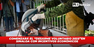Comenzará el “Desarme voluntario 2025” en Sinaloa con incentivos económicos