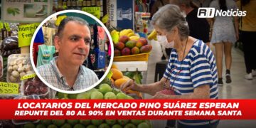 Locatarios del Mercado Pino Suárez esperan repunte del 80 al 90% en ventas durante Semana Santa