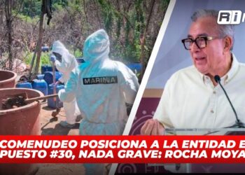 Narcomenudeo posiciona a la entidad en el puesto #30, nada grave: Rocha Moya