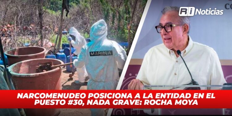 Narcomenudeo posiciona a la entidad en el puesto #30, nada grave: Rocha Moya
