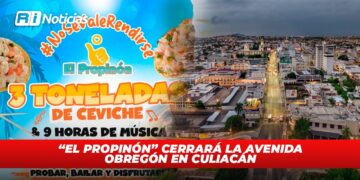 “El Propinón” cerrará la avenida Obregón en Culiacán