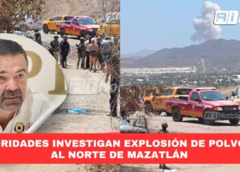Autoridades investigan explosión de polvorín al norte de Mazatlán