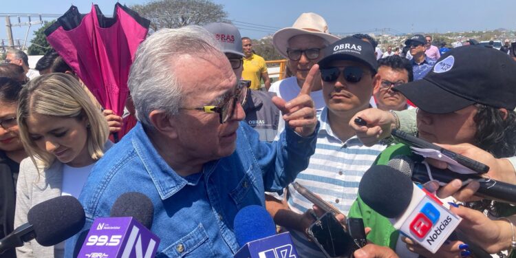 Anuncia Rocha Moya construcción de un segundo puente vehicular en Mazatlán; será licitado en abril