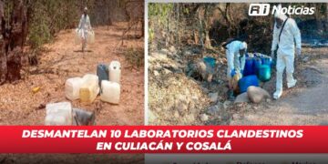 Desmantelan 10 laboratorios clandestinos en Culiacán y Cosalá