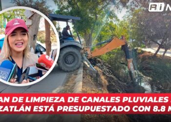 Limpieza de Canales Pluviales en Mazatlán costará 8.8 millones de pesos