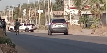 Abandonan vehículo que habría sido usado en ataque contra policías en Los Huizaches