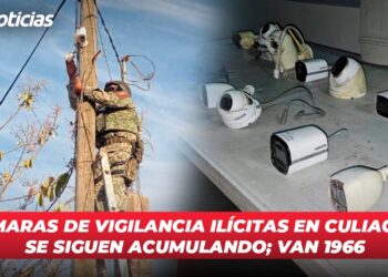 Cámaras de vigilancia ilícitas en Culiacán se siguen acumulando; van 1966