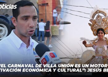 “El Carnaval de Villa Unión es un motor de reactivación económica y cultural”: Jesús Bermúdez