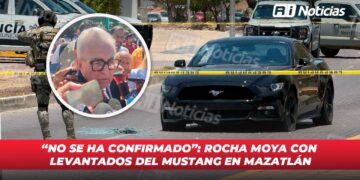 “No se ha confirmado”: Rocha Moya con levantados del Mustang en Mazatlán