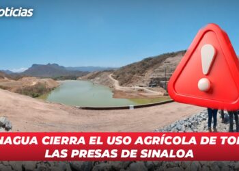 Conagua cierra el uso agrícola de todas las presas de Sinaloa
