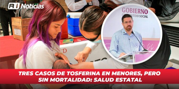 Tres casos de tosferina en menores, pero sin mortalidad: salud estatal