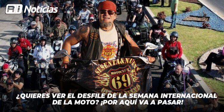 ¿Quieres ver el desfile de la Semana Internacional de la Moto? ¡Por aquí va a pasar!