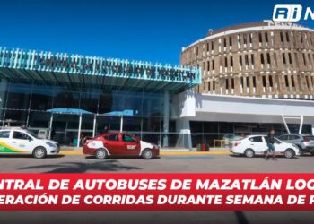 Central de Autobuses de Mazatlán logra recuperación de corridas durante Semana de Pascua