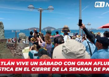 Mazatlán vive un sábado con gran afluencia turística en el cierre de la Semana de Pascua