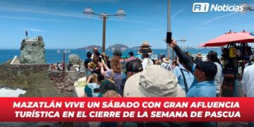 Mazatlán vive un sábado con gran afluencia turística en el cierre de la Semana de Pascua