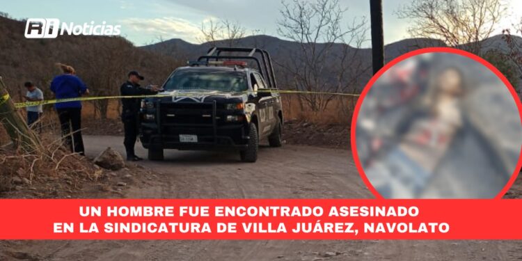 Localizan a hombre asesinado a la orilla de la carretera La 20 en Villa Juárez, Navolato