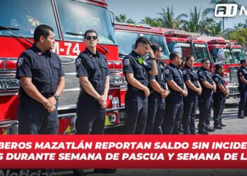 Bomberos Mazatlán reportan saldo sin incidentes graves durante Semana de Pascua y Semana de la Moto
