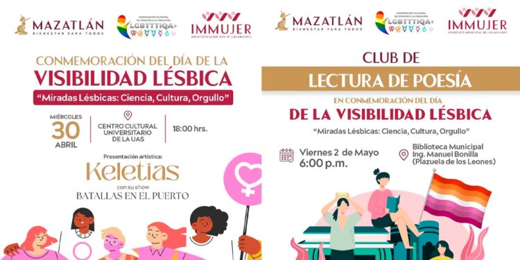 Celebrarán en Mazatlán la Visibilidad Lésbica 2025