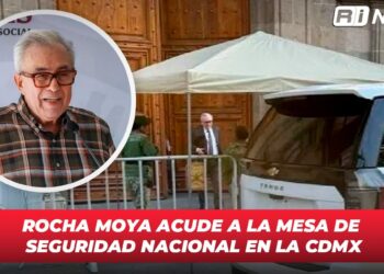 Rocha Moya acude a la Mesa de Seguridad Nacional en la CDMX
