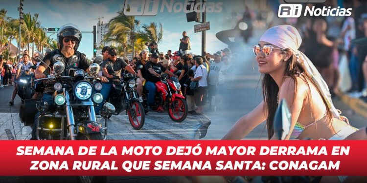 Semana de la Moto dejó mayor derrama en zona rural que Semana Santa: Conagam