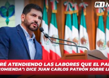 “Estaré atendiendo las labores que el partido me encomienda”: dice Juan Carlos Patrón sobre licencia