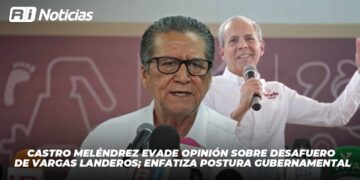 Castro Meléndrez evade opinión sobre desafuero de Vargas Landeros; enfatiza postura gubernamental