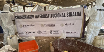 Marina neutraliza narcolaboratorio de ‘Los Chapitos’ en Sinaloa