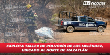 Explota taller de polvorín de los Meléndez, ubicado al norte de Mazatlán