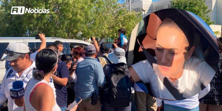 Sheinbaum llega al Hospital General de Mazatlán en visita de salud entre expectativa ciudadana