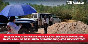 Hallan dos cuerpos sin vida en las cribas de San Pedro, Navolato; los descubren durante búsqueda de colectivo