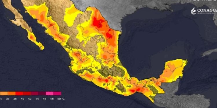 SMN prevé un ambiente muy caluroso en la mayor parte del país