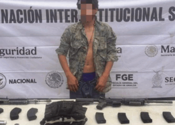 Detienen a hombre con arsenal en Navolato, Sinaloa