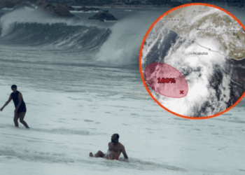 Antes de evolucionar a ciclón Alvin, baja presión se mueve hacia Michoacán y Guerrero