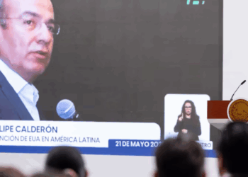 Sheinbaum critica la “Preocupación” de Calderón sobre la falta de intervención de Estados Unidos en México