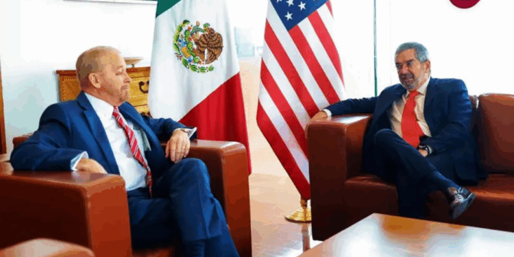 Embajador de EU reconoce a México por su creciente cooperación en seguridad
