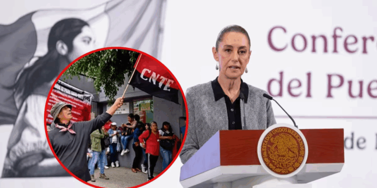“No caeremos en provocaciones”: Sheinbaum ante protestas de la CNTE